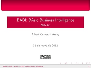 BaBI - Basic Business Intelligence (Spanish)