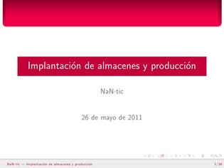 Implantació de magatzems i producció (Castellà)