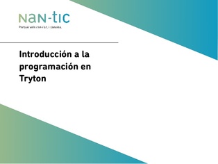 Introducción a la programación de Tryton