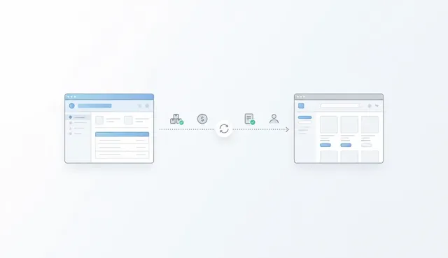 Minimalist online store ERP
