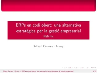 ERPs en codi obert: una alternativa estratègica per a la gestió empresarial