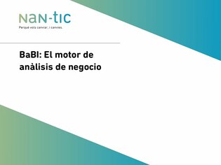 BaBI - El motor d'anàlisi del negoci (Castellà)