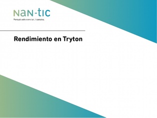 Tryton performance (Spanish)