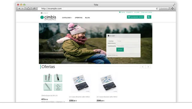 ERP and Online Store Implementation at CIMBIS