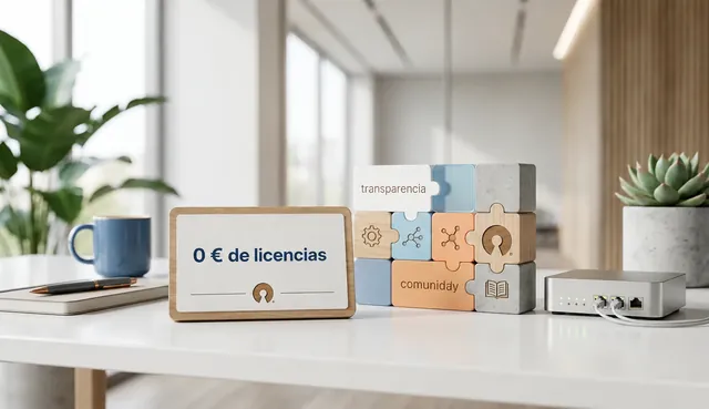 Software libre y costos de licencia a cero para crecer con más libertad.